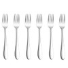 Herogo Fork Set of 6, Stainless Steel Dinner Fork Set,