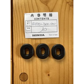 Honda Genuine Honda ATC 250ES Big Red Side Panel Rubber Grommet Set of 3 grommets OEM