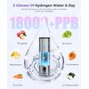 Amzany Hydrogen Water Bottle 6000-8000PPB, Portable Hydrogen Generator, Ion Water