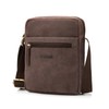 LEABAGS Men's Leather Small Shoulder Bag, Messenger Bag with Shoulder