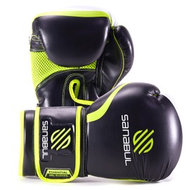 ESSENTIAL BOXING GLOVES GREEN 8-OZ