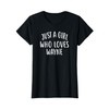 Just A Girl who loves WAYNE Shirt Cute WAYNE T-Shirt