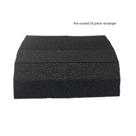 Foam Protective Strip Pad of 50 Self-Stick Non-Slip Surface Grip Pads 1" x 3" Strip Black 1 Pad