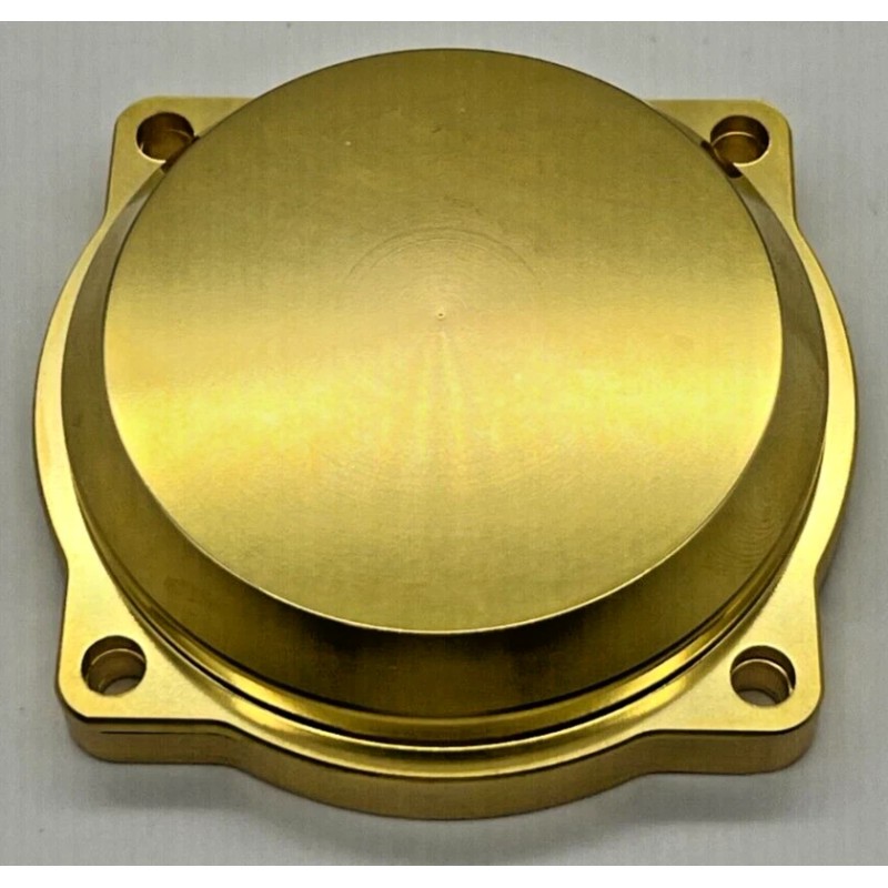 diycycleparts SOLID BRASS CV Carb Top Cover 1990-1999 Harley-Davidso