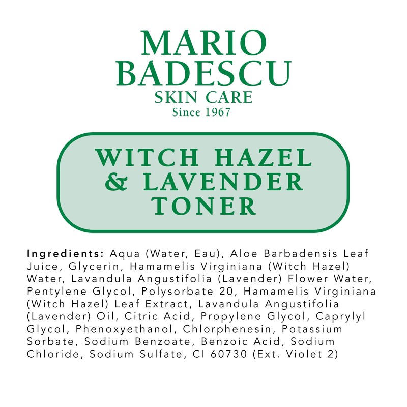 Mario Badescu Alcohol Free Witch Hazel and Lavender Facial Toner