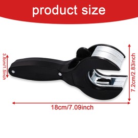 Ratcheting Pipe Cutter Tool for 5/16"-1-1/8" (8-29mm) Stainless Steel, Copper, Aluminum & PVC Pipes, Compact One-Hand Ratchet Tube Cutter for Tight Spaces, HVAC, Plumbing & DIY Project (Black)