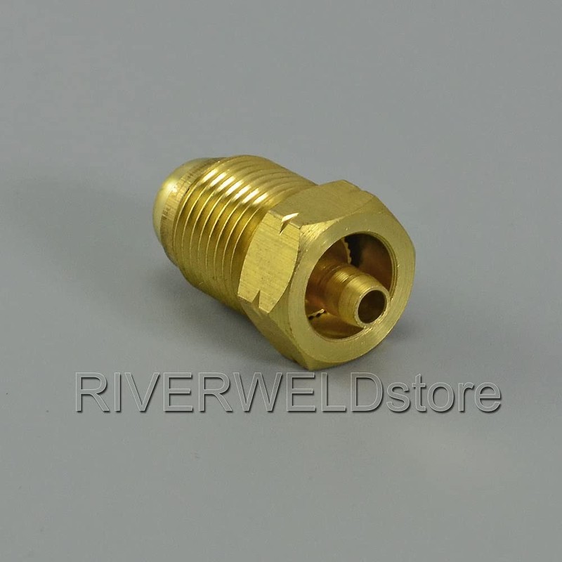 RIVERWELD TIG Welding Torch Fitting Connector Adapter Miller Gas Quick