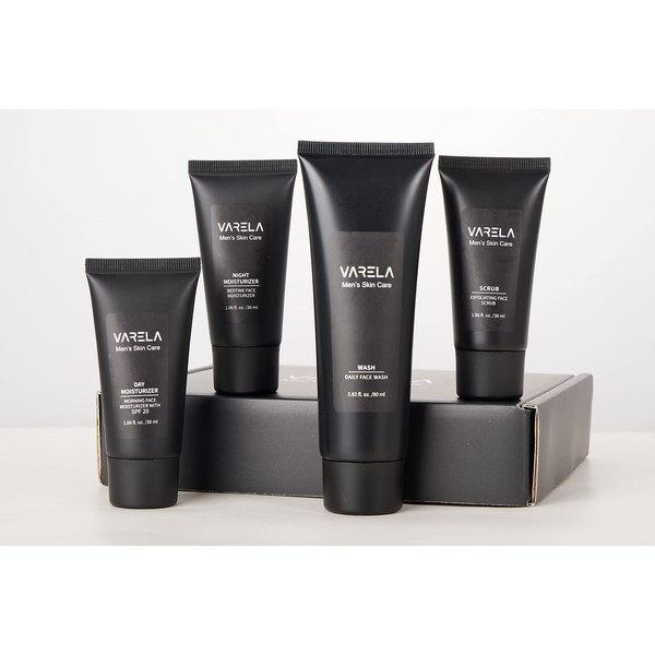 VARELA - Premium Men's 4pc Skin Care Set | Men's