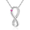 Beauyist Infinity Necklace Collectible for FIFA Word Cup Qatar 2022, World Cup 2022 Logo Collection Infinity Pendant Chain Gift, Infinity Jewelry Souvenir, Decoration Infinite Necklaces