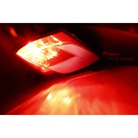 iJDMTOY JDM Style Driver Side ONLY Rear Fog Lamp Kit w/Super Bright Red LEDs, Wiring & Bumper Reflector Lamp Compatible With Mazda 2013-2016 Pre-LCI CX-5