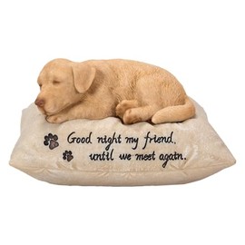Uvia Memorial Case Sleeping Labrador 14.3x10.3x8.3cm Doll Figure Figurine Animal Garden Decor Realistic Cute Dog Dog H20149