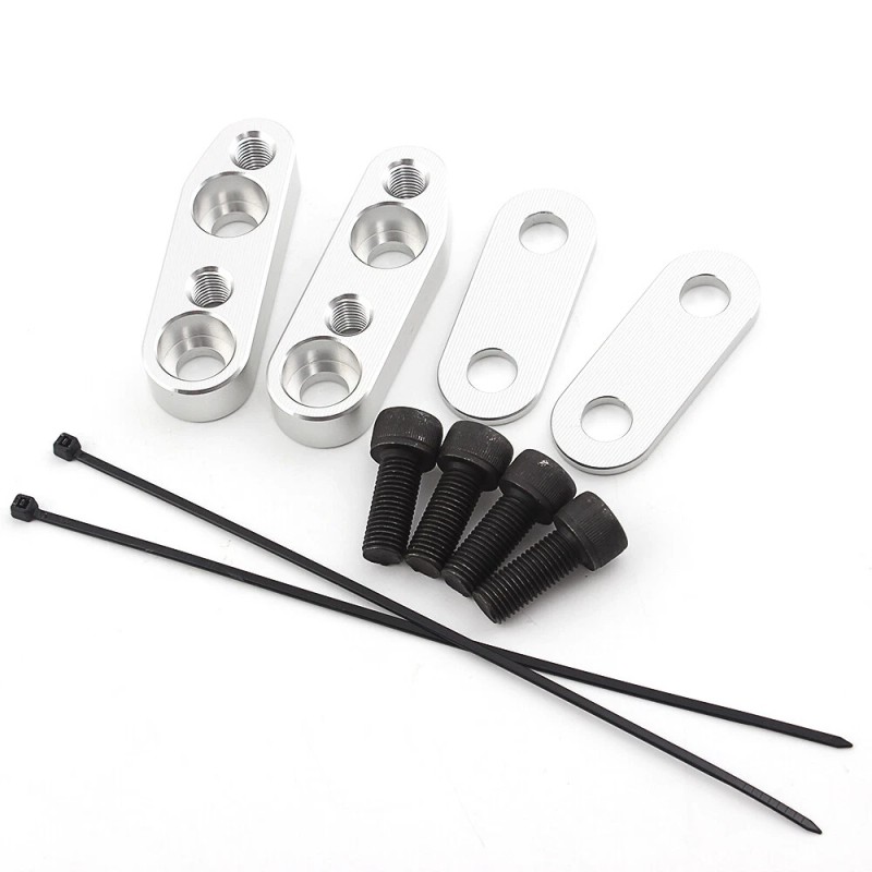 Trichtu Mount Motorcycle Silver Handlebar Risers Adapter For Honda GoldWing
