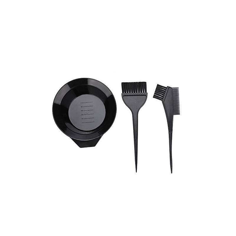 Kit de Cepillo y Tazón para Tinte de Cabello, 3