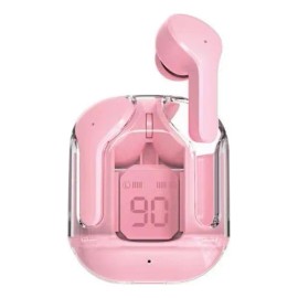 Audifonos Inálambricos In-ear Keluona Air31 T6 Pink Auriculares Con Luz Azul Led