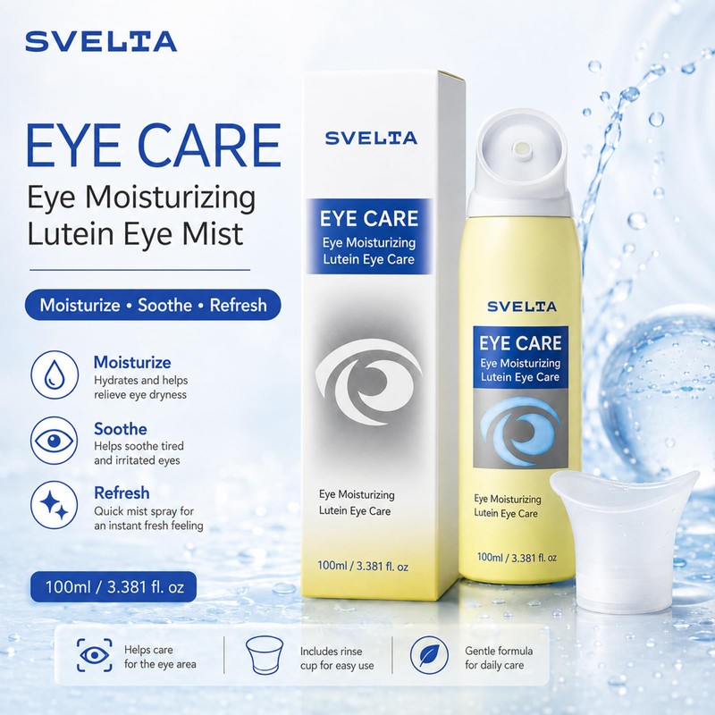 Lutein Eye Spray, Hydrating Eye Mist , Gentle Refreshing Eye
