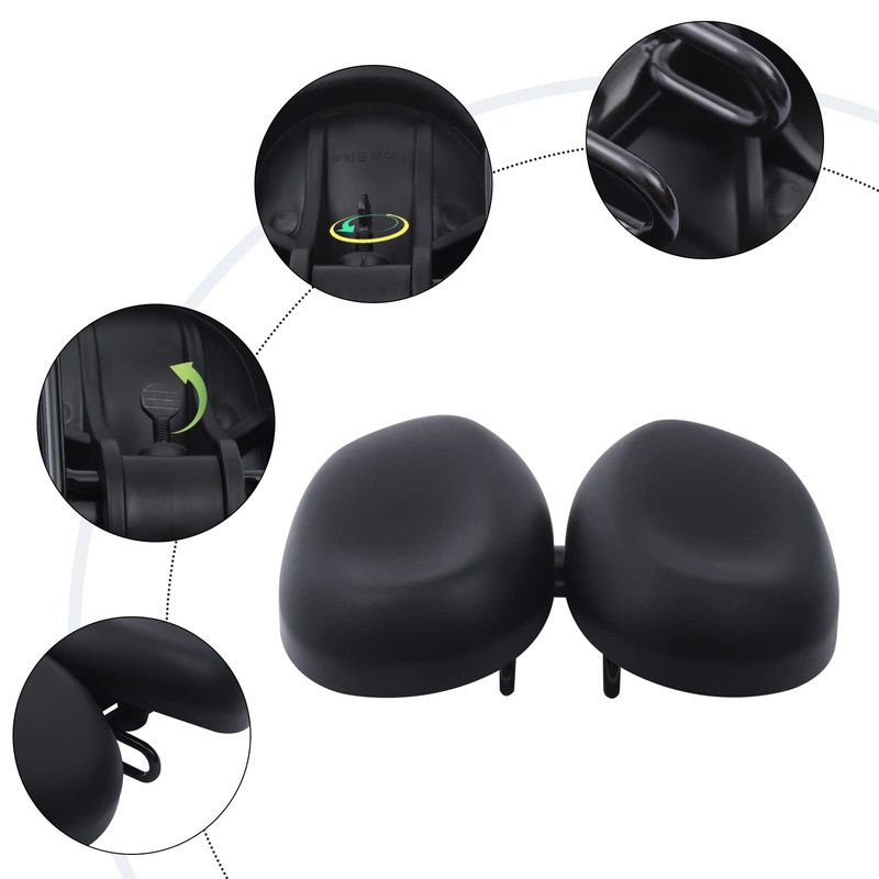 Bicycle Saddle Noseless Saddle Shock Absorption Seat Pad Bicycle Saddle