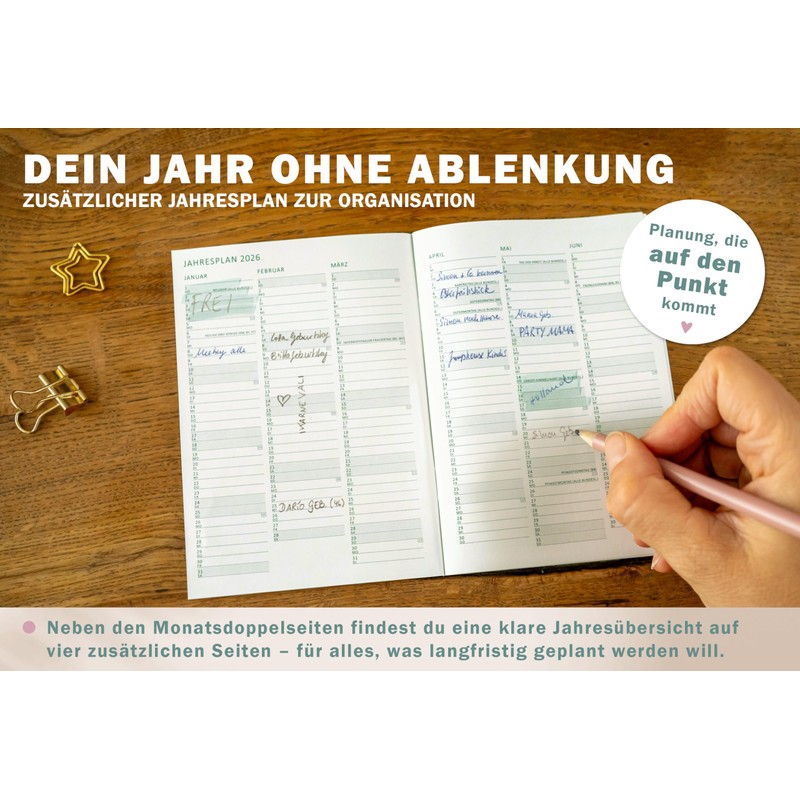 Eine der Guten Appointment Calendar A6 - Calendar 2026, Mini