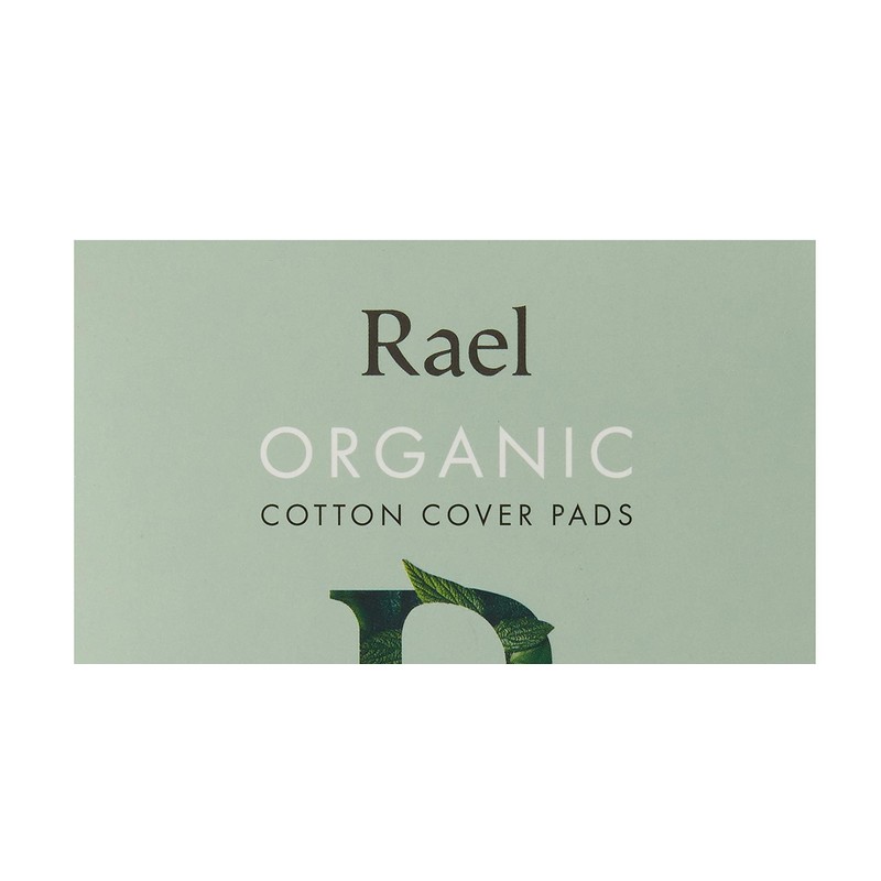 Rael, Organic Cotton Cover Pads, Regular, 14 Count