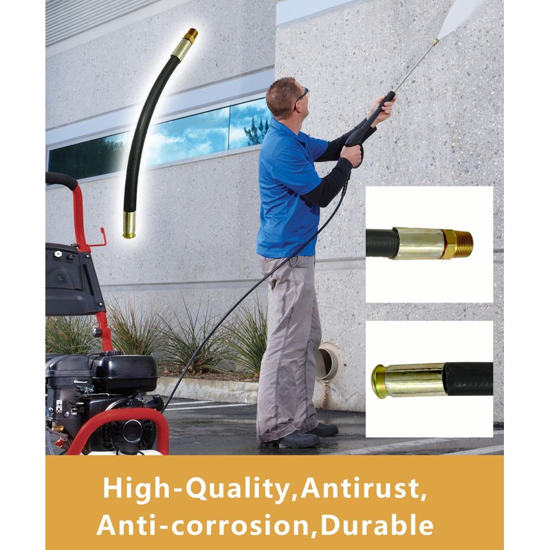 12 inch Power Washer Pulse Hose (3000psi) Compatible With Excell