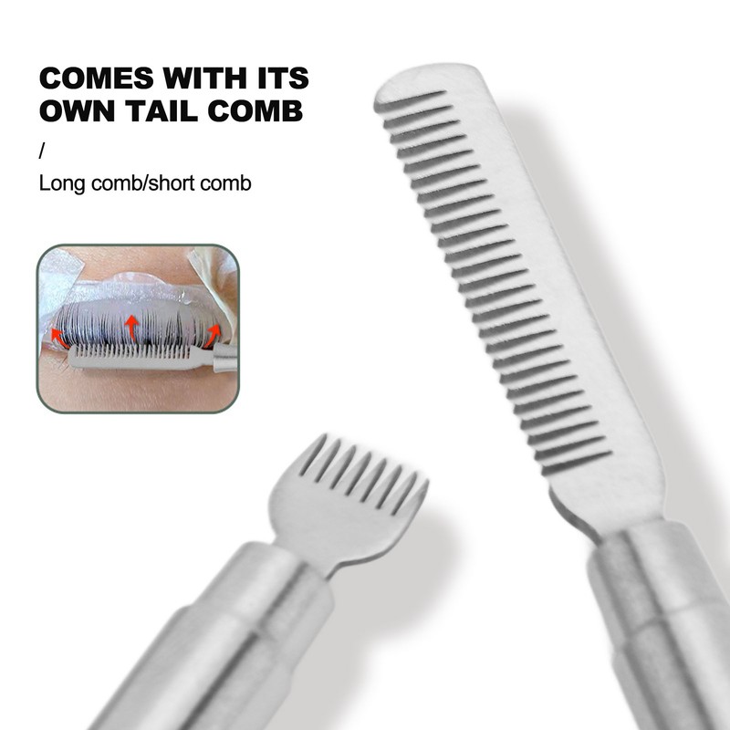 2 in 1 Eye Lash Lift Tool Stainless Steel Double