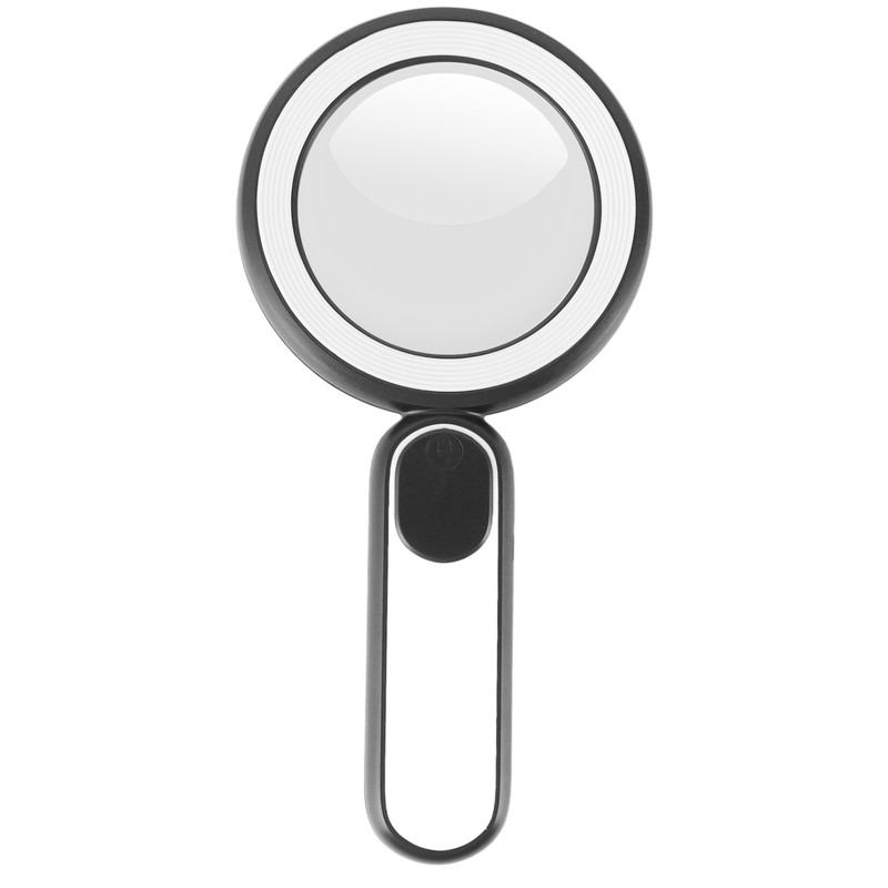8X Rechargeable Magnifying Glass with Light 21Led 3 Mode Magnifying