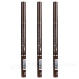 Peripera Peripera Speedy Eyebrow Auto Pencil 002 Gray Brown 3pcs / 페리페라 페리페라 스피디 아이브로우 오토 펜슬 002 그레이 브라운 3개