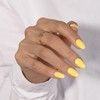 KQueenest Bright Yellow Press On Nails Short Oval - Acrylic