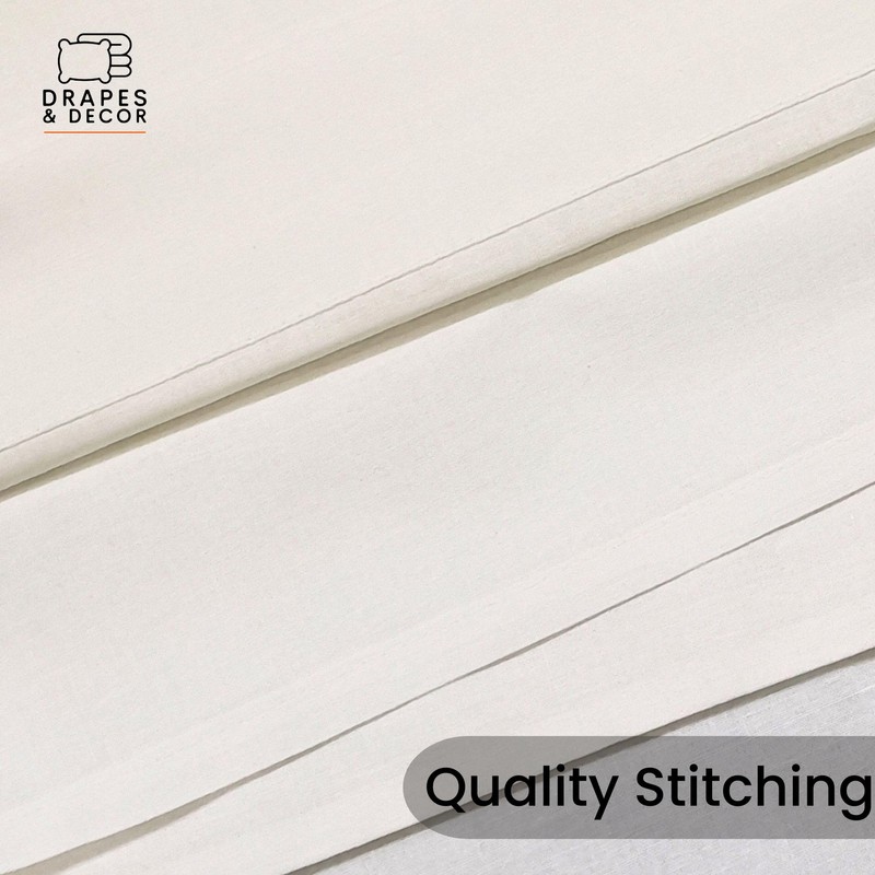 DRAPES & DECOR Pillow Cases 4 Pack- 100% Cotton Housewife