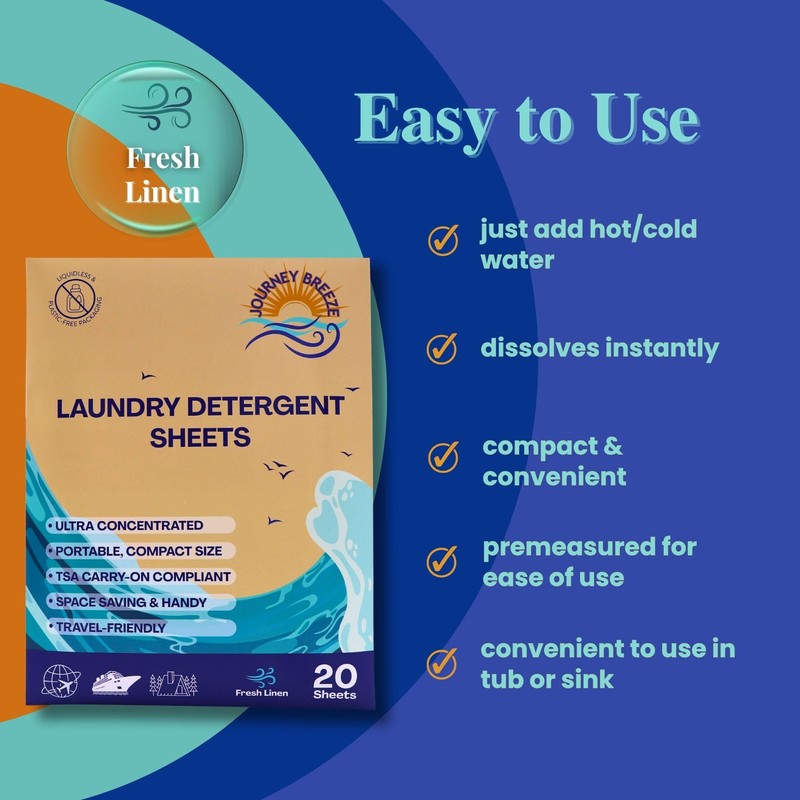 Travel Laundry Detergent Sheets and Travel Laundry Bag – Laundry