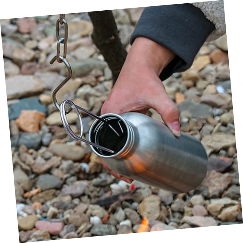 GRIRIW 2Pcs Stainless Steel Bottle Hanger Fish Mouth Spreaders Durable
