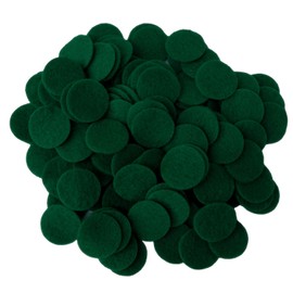Playfully Ever After Dark Green Craft Felt Circles (3 Inch - 30pc)