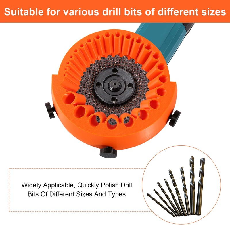 Drill Bit Sharpener, Angle Grinder Attachments Power Drill Bit Grinding