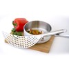 1 Piece Pot Strainer Stainless Steel Moon Pot Strainer, Colander