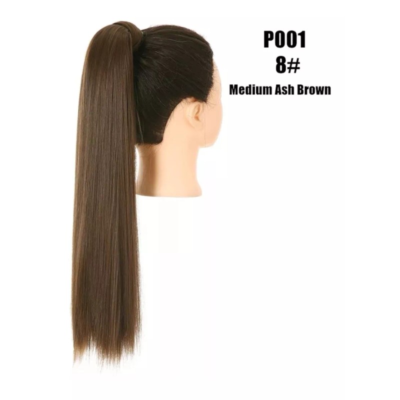 Sarla Coleta Cola De Caballo Super Larga Cabello Natural Kanekalon
