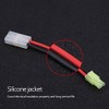 16AWG Cable Wire,13 cm Large Male/Female to Mini Female/Male Adapter