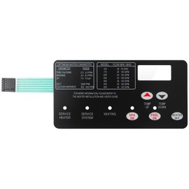 Suifaqi 472610Z Switch Membrane Pad Replacement for Pool Spa Heater Electrical System 400 Control Board