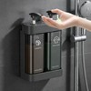 Refillable ABS Wall Mount Shower Soap Dispenser for Shampoo