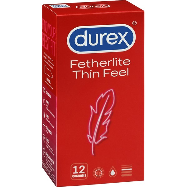 Durex Condom Fetherlite Thin Feel 12