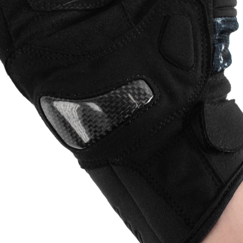 Komine GK-2203 Protective Mesh Gloves for Motorcycles Black Red M