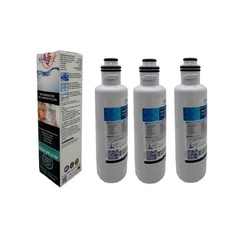 Aqua Blue H20 Premium Fridge Filter Compatible K2100990 K2100988 HX2019FR-A