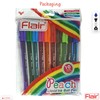 Flair 10 x 0.7mm Peach Liquid Ink Ballpoint Pens Projects