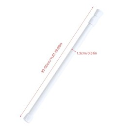 Barra Cortina Ducha Extensible para Ropa Cortina Toalla 30-50CM, Barras Cortinas, Barra para Cortina de Duch