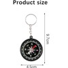 Taicols Pack of 6 Mini Compass for Survival Camping Navigation
