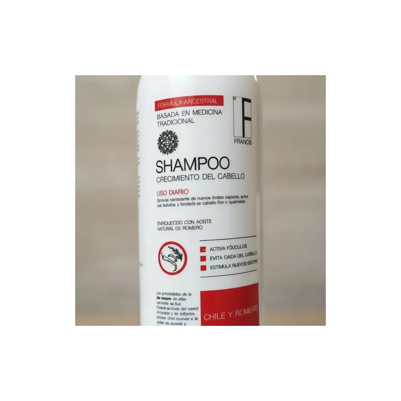 2 Pack Shampoo Crecimiento Capilar De Chile Y Romero