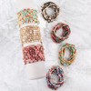 RIAH FASHION Bohemian Multi-Layer Beaded Pendant Statement Stretch Strand Bracelet