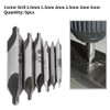 Centre Drill Set, 6 Pieces, 60 Degree Triton Stainless Steel