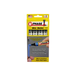 U-Mark U-Phase® Wire Marker White (Pack of 4) 10705PPM