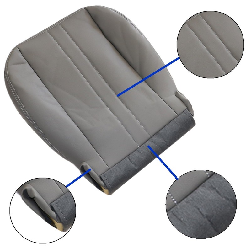 NLQR Front Driver or Passenger Side Bottom Replacement Leather Seat