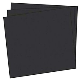 School Smart Railroad Poster Board Paper, 22 x 28 Inches, 4-Ply, Black, Pack of 25