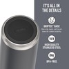THERMOS ICON SERIES, Stainless Steel Beverage Bottle, Granite, 40 oz